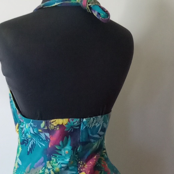 Batik style cotton sundress size small - Picture 6 of 6